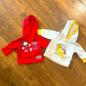 Disney Baby 0-3 hoodies